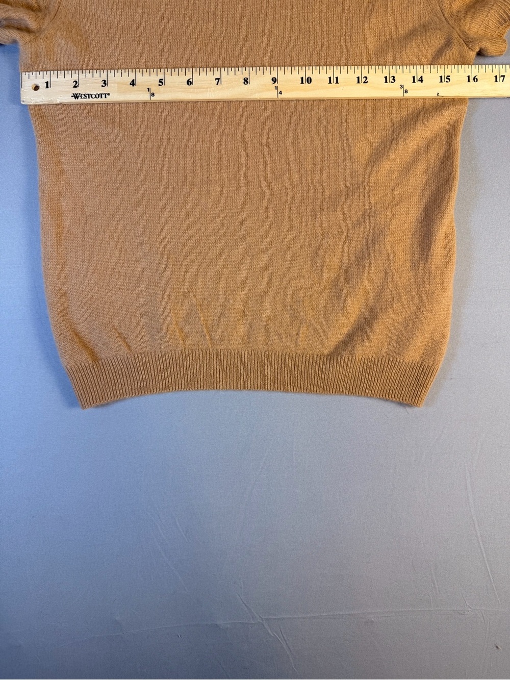 Quince Women’s Mongolian Cashmere Crewneck Sweater in Camel Tan Small - Picture 6 of 9